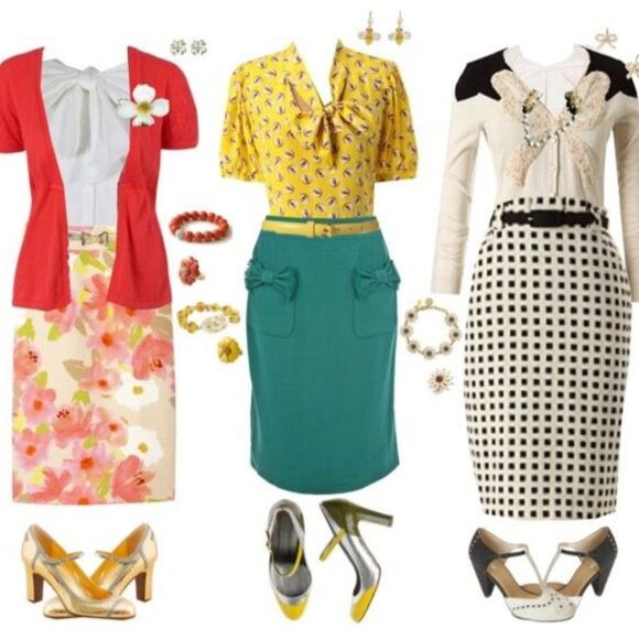 MARC Marc Jacobs TEAL WOOL SKIRT With Bows & Gold Zipper Pull Lined Size 4 Glee - Picture 9 of 10